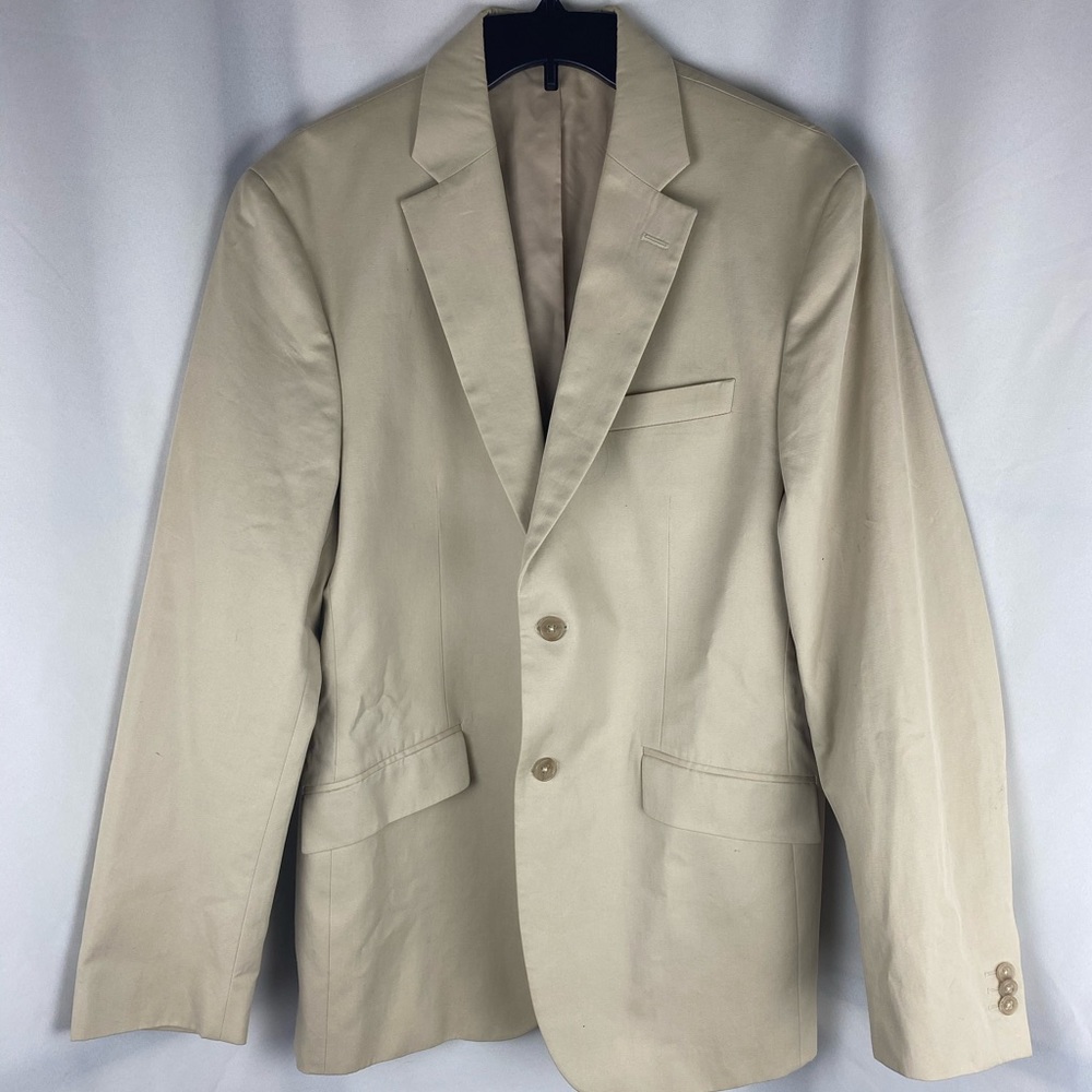 Banana Republic Men’s Beige Blazer - Suit Jacket Size 42R